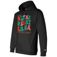 Merry Certified Registered Nurse Anesthetist Christmas Zip Hoodie Champion Hoodie | Artistshot