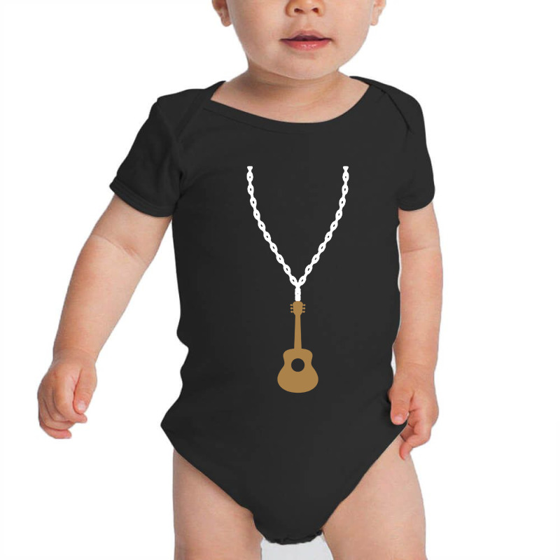 Collana D'oro Chitarrista Chitarra Baby Bodysuit by DJ Art | Artistshot