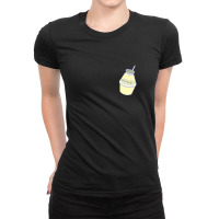 Banana Milk Ladies Fitted T-shirt | Artistshot