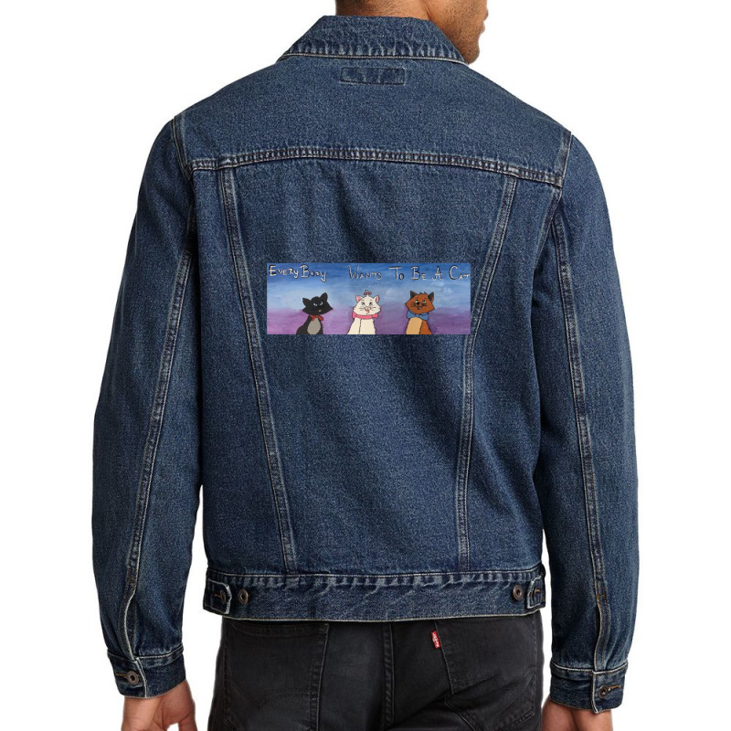 Aristocats Kittens Men Denim Jacket by DerrickSutton | Artistshot