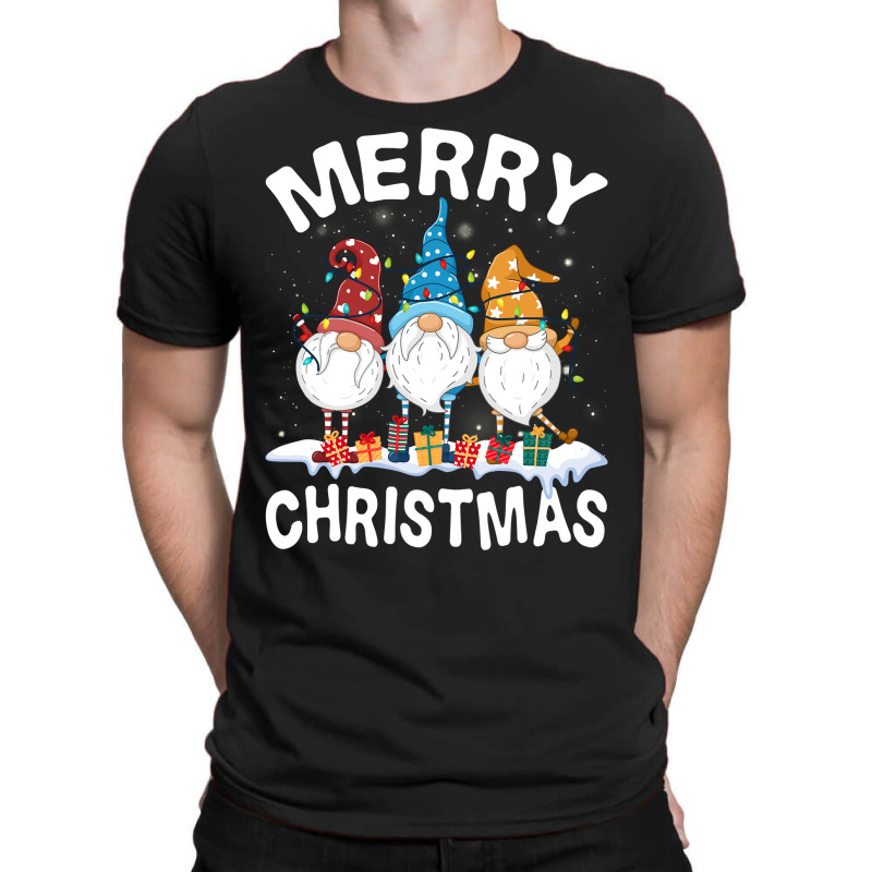 Merry Christmas Gnomes Squad Xmas Gnome Lover Cute Gnomies Sweatshirt T-shirt | Artistshot