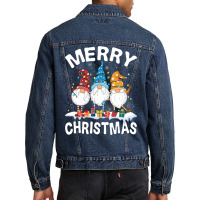 Merry Christmas Gnomes Squad Xmas Gnome Lover Cute Gnomies Sweatshirt Men Denim Jacket | Artistshot