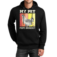 Chicken Cock My Pet Poops Breakfast Retro Eggs Farmer Chicken Lover 22 Unisex Hoodie | Artistshot