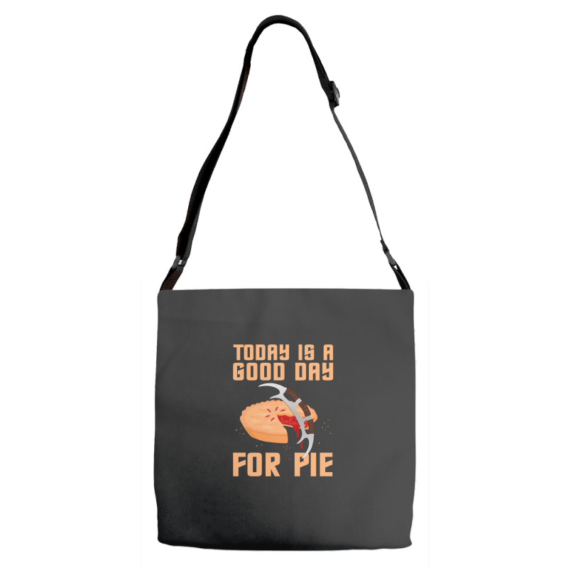 Klingon Pie Adjustable Strap Totes | Artistshot