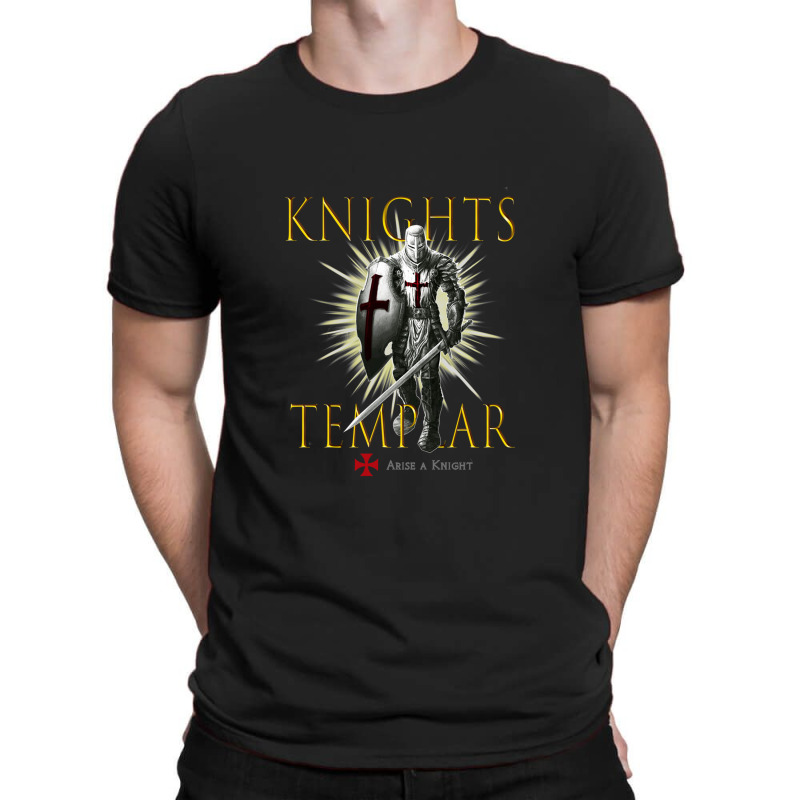 Knights Templar Christian Warrior Knight With The Faith Of The Lord Ou T-shirt | Artistshot