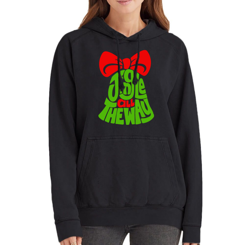 Jingle All The Way Bell Merry Christmas Jingle Bell Pullover Hoodie Vintage Hoodie | Artistshot