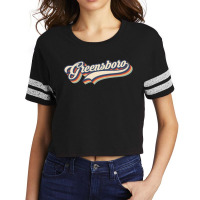 I Love Greensboro City Usa Retro Vintage Scorecard Crop Tee | Artistshot