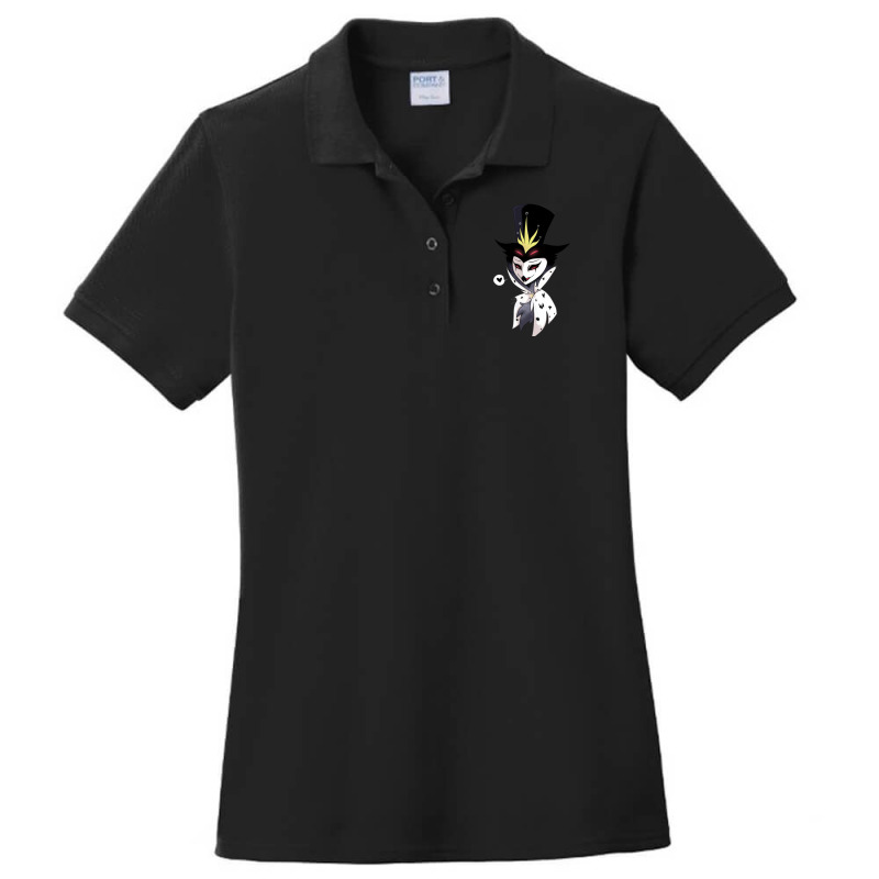 Best Stola Helluva Boss Stolas Graphic , Funny Stola Helluva Boss Stol Ladies Polo Shirt | Artistshot