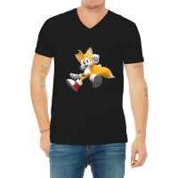 New Tails V-neck Tee | Artistshot