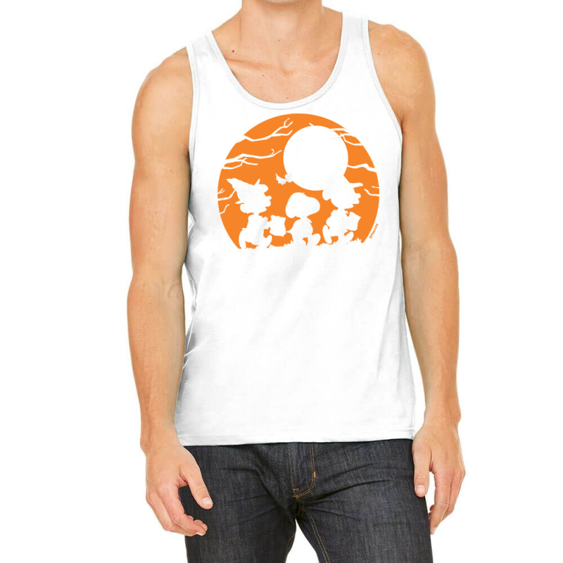 Peanuts  Halloween  Trick Or Treat Silhouettes Tank Top | Artistshot