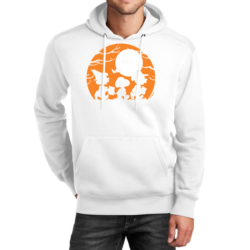 Peanuts  Halloween  Trick Or Treat Silhouettes Unisex Hoodie | Artistshot