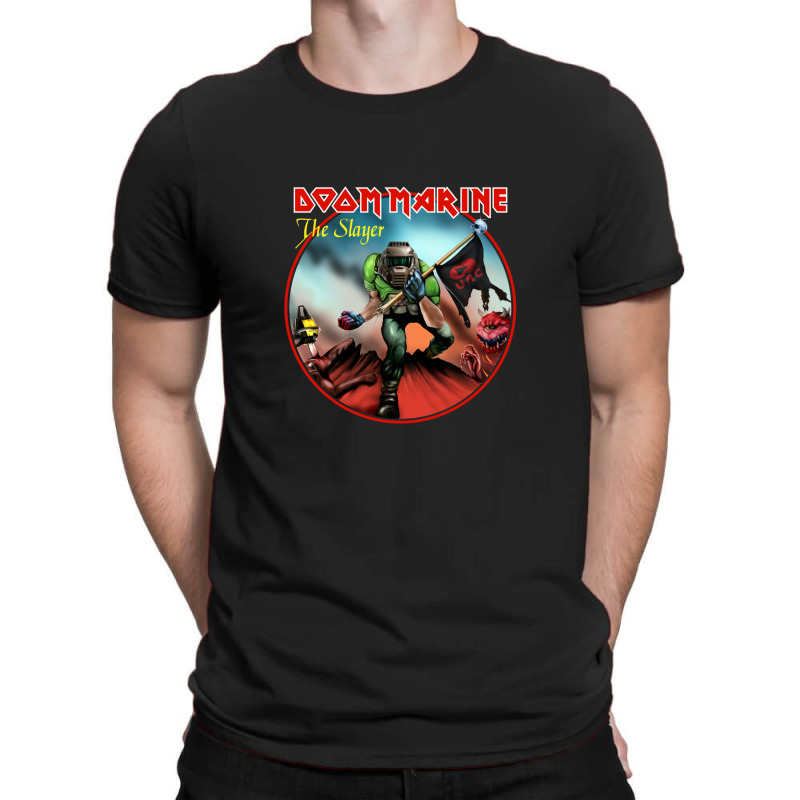 Doom Marine T-Shirt by SonyaThompson | Artistshot