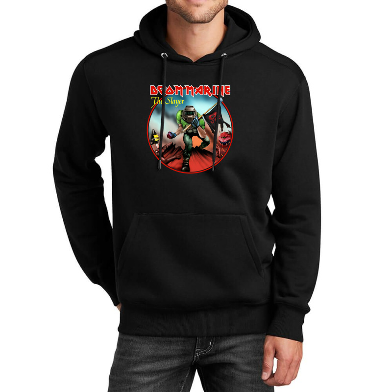 Doom Marine Unisex Hoodie by SonyaThompson | Artistshot