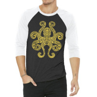 Octopus Tribal Art Marine Ocean Life Tank Top 3/4 Sleeve Shirt | Artistshot