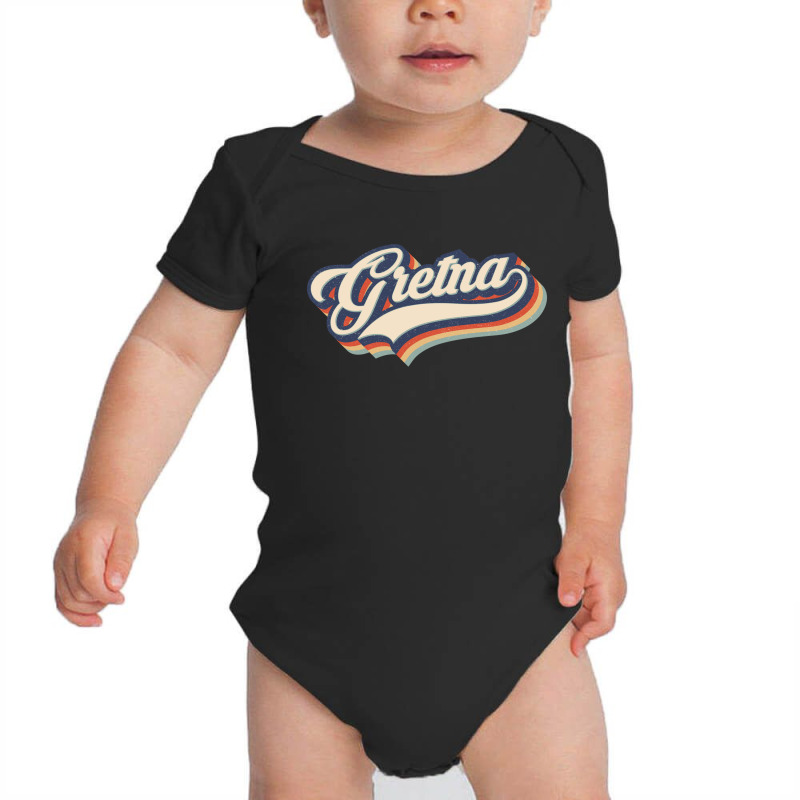 I Love Gretna City Usa Retro Vintage Baby Bodysuit by HydraAntBoxing | Artistshot