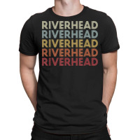 Riverhead New York Riverhead Ny Retro Vintage Text T-shirt | Artistshot