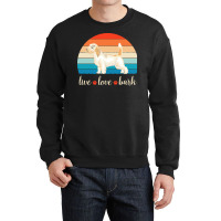 Petit Basset Griffon Vendeen T  Shirt Live Love Bark Petit Basset Grif Crewneck Sweatshirt | Artistshot