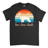 Petit Basset Griffon Vendeen T  Shirt Live Love Bark Petit Basset Grif Classic T-shirt | Artistshot