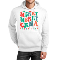 Merry Certified Registered Nurse Anesthetist Christmas Raglan Baseball Unisex Hoodie | Artistshot