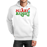 Merry And Bright Stars Christmas Long Sleeve T Shirt Unisex Hoodie | Artistshot