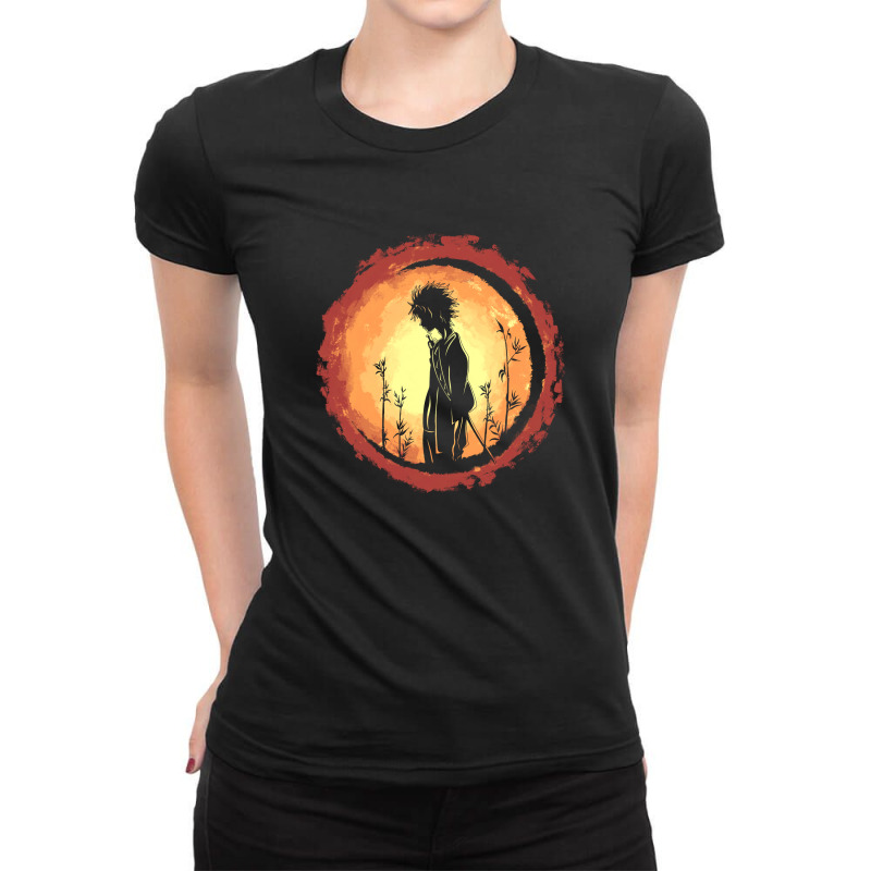 Free Style Samurai Ladies Fitted T-Shirt by petterart | Artistshot