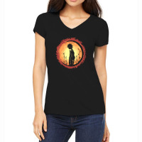 Free Style Samurai Women's V-neck T-shirt | Artistshot