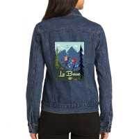 La Bresse Poster Ladies Denim Jacket | Artistshot