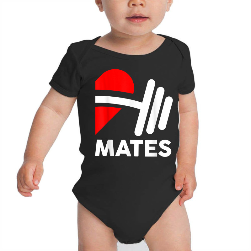 Swole Mates Couples Matching Couples Workout Gym Partner T Shirt Baby Bodysuit | Artistshot