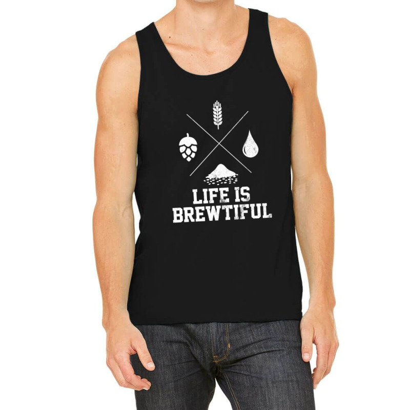 Beer Brewer Hops Barley Malt Beer Design Tank Top | Artistshot