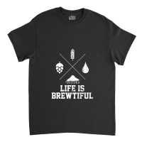 Beer Brewer Hops Barley Malt Beer Design Classic T-shirt | Artistshot