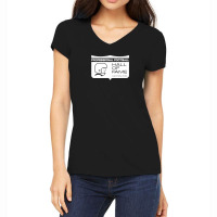 1960's National Pro Football Hall Of Fame Shield (white) Canton Women's V-neck T-shirt | Artistshot