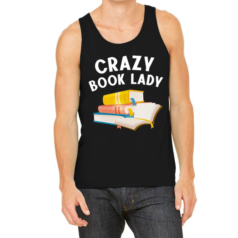 Book Women Girls Book Lover Bookworm Librarian Tank Top by cm-arts | Artistshot