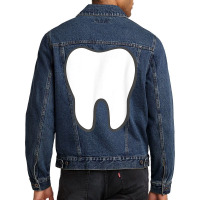 Tooth Fairy T Shirt Halloween Tooth Molar Costume Idea Men Denim Jacket | Artistshot