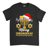 Merry Christmukkah Jewish Xmas Merry Christmukkah Jewish Xmas Christma Classic T-shirt | Artistshot