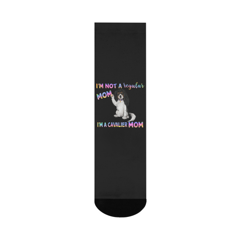 Cavalier King Charles Spaniel I'm Not A Regular Mom, I'm A Cavalier Mo Crew Socks | Artistshot