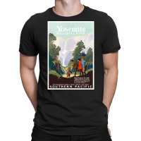 Yosemite National Park Usa Vintage Wall Art 1924 T-shirt | Artistshot