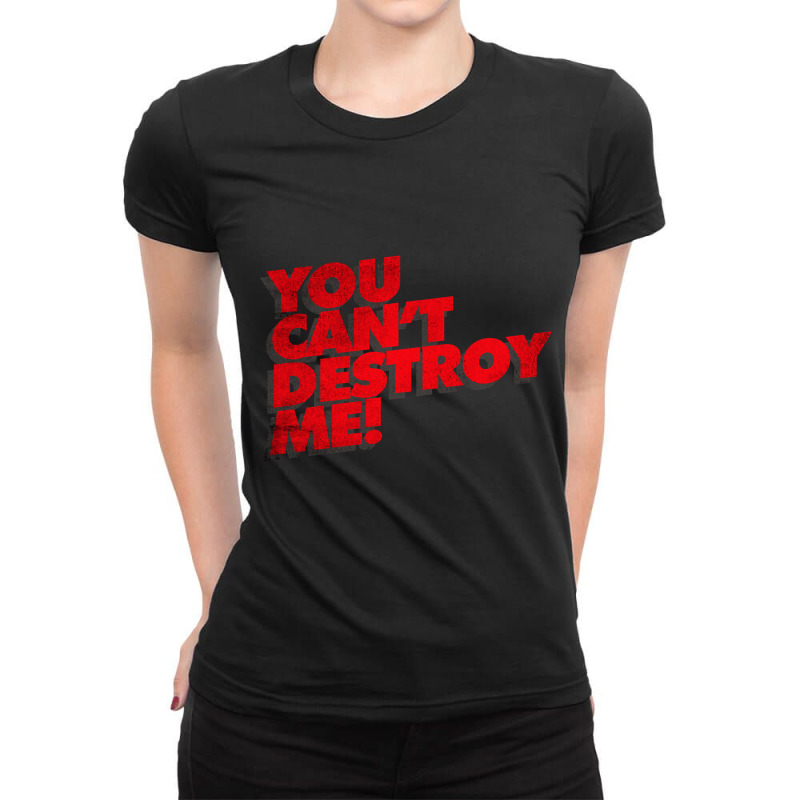 You Can't Destroy Me Ladies Fitted T-Shirt by Kenlapnek62 | Artistshot