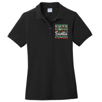 Be Nice To Economics Santa Is Watching Economics Christmas Pullover Ho Ladies Polo Shirt | Artistshot