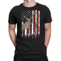 American Deer Hunting Bow Hunter Flag Accessories T Shirt T-shirt | Artistshot