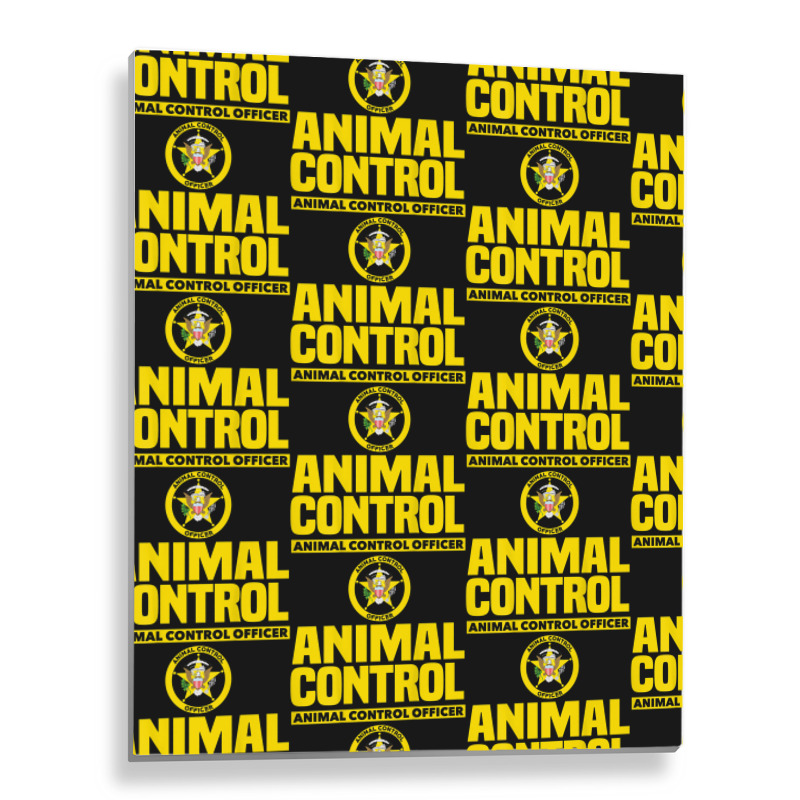 Animal Control Officer Public Safety Uniform Patrol Metal Print ...