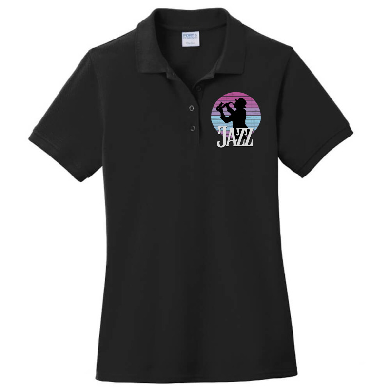 Jazz Musicician Ladies Polo Shirt by Kandurip541 | Artistshot