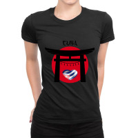 The Team Of Cuba In Tokyo Ladies Fitted T-shirt | Artistshot