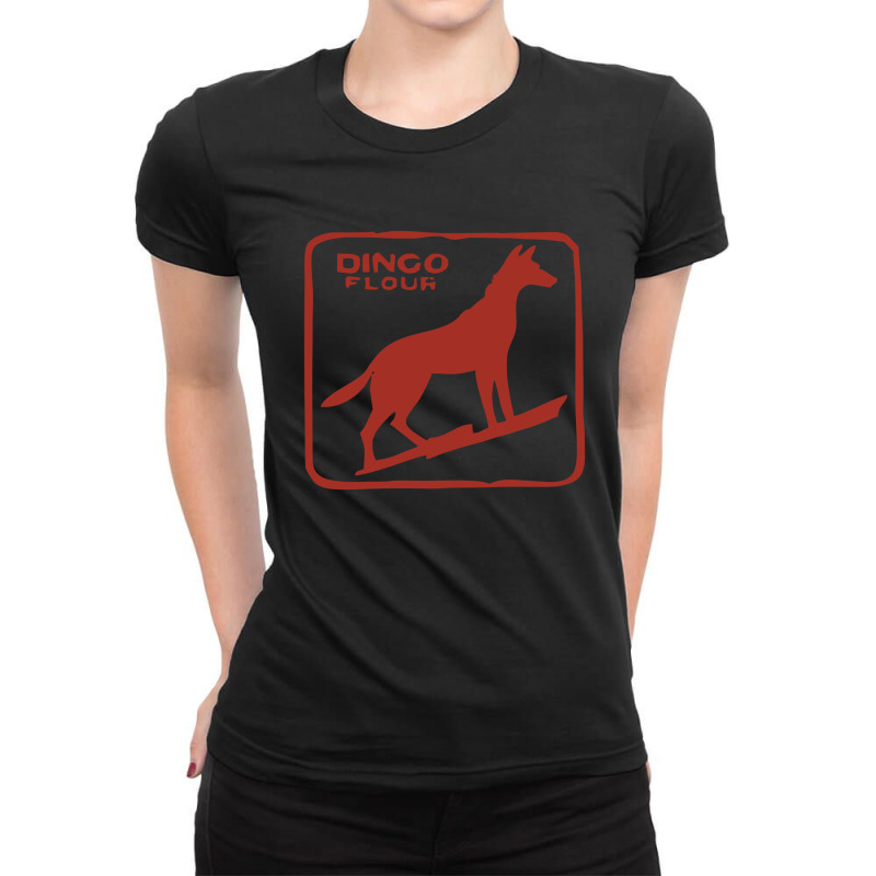 Dingo Flour Ladies Fitted T-Shirt by harduvines | Artistshot