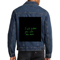 I Will Follow You Into The Dark Sleeveless Top Men Denim Jacket | Artistshot