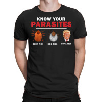 Retro Know Your Parasites Luna Tick Anti Trump 86 45 Gift T-shirt | Artistshot