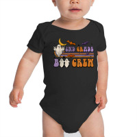 2nd Grade Boo Crew Halloween Ghost Teachers Students Baby Bodysuit | Artistshot