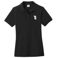 Black And White Bulldog 1 Ladies Polo Shirt | Artistshot