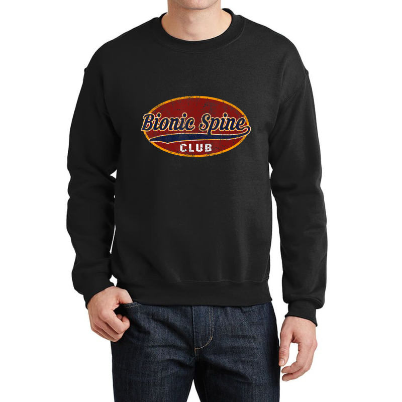 Bionic Spine Club Spinal Fusion Back Surgery Crewneck Sweatshirt by cm-arts | Artistshot