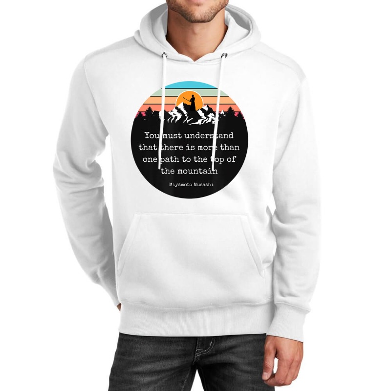 Miyamoto Musashi Samurai Warrior Vintage Mountain Unisex Hoodie by cm-arts | Artistshot