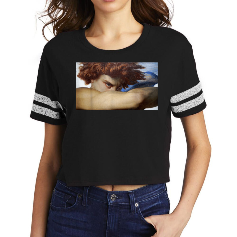 Fallen Angel Alexandre Cabanel Renaissance Aesthetic Gift Scorecard Crop Tee by JohannaMay | Artistshot